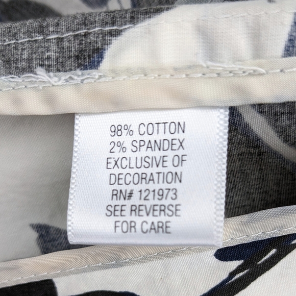 Size XS (2) Simply Vera Wang White Black Floral Formal Retro Blazer Jacket Coat - Picture 15 of 16